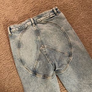 Boyish Peace Sign Jeans